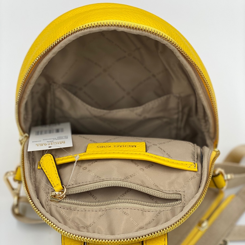 COPY - MICHAEL KORS ERIN SMALL CONVERTIBLE BACKPACK CITRS - Picture 15 of 16